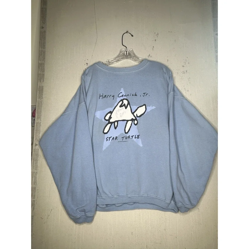 RARE Vintage 1995 Harry Connick Jr. 'Star Turtle' Autographed Sweater‎ | Sz: XL